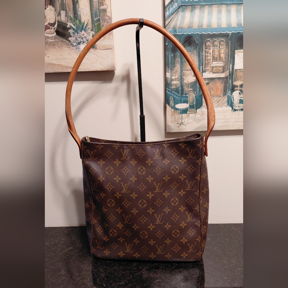 LOUIS VUITTON MONAGRAM LOOPING SHOULDER BAG VGC